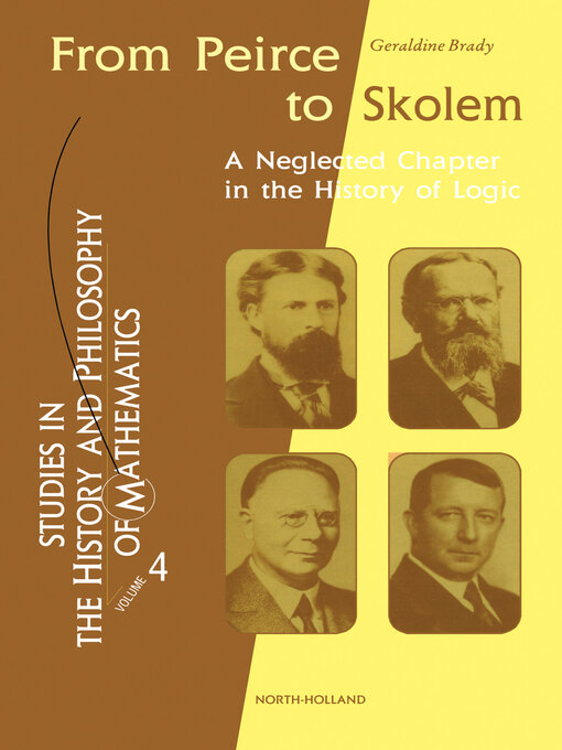 Upplýsingar um From Peirce to Skolem eftir Geraldine Brady - Biðlisti